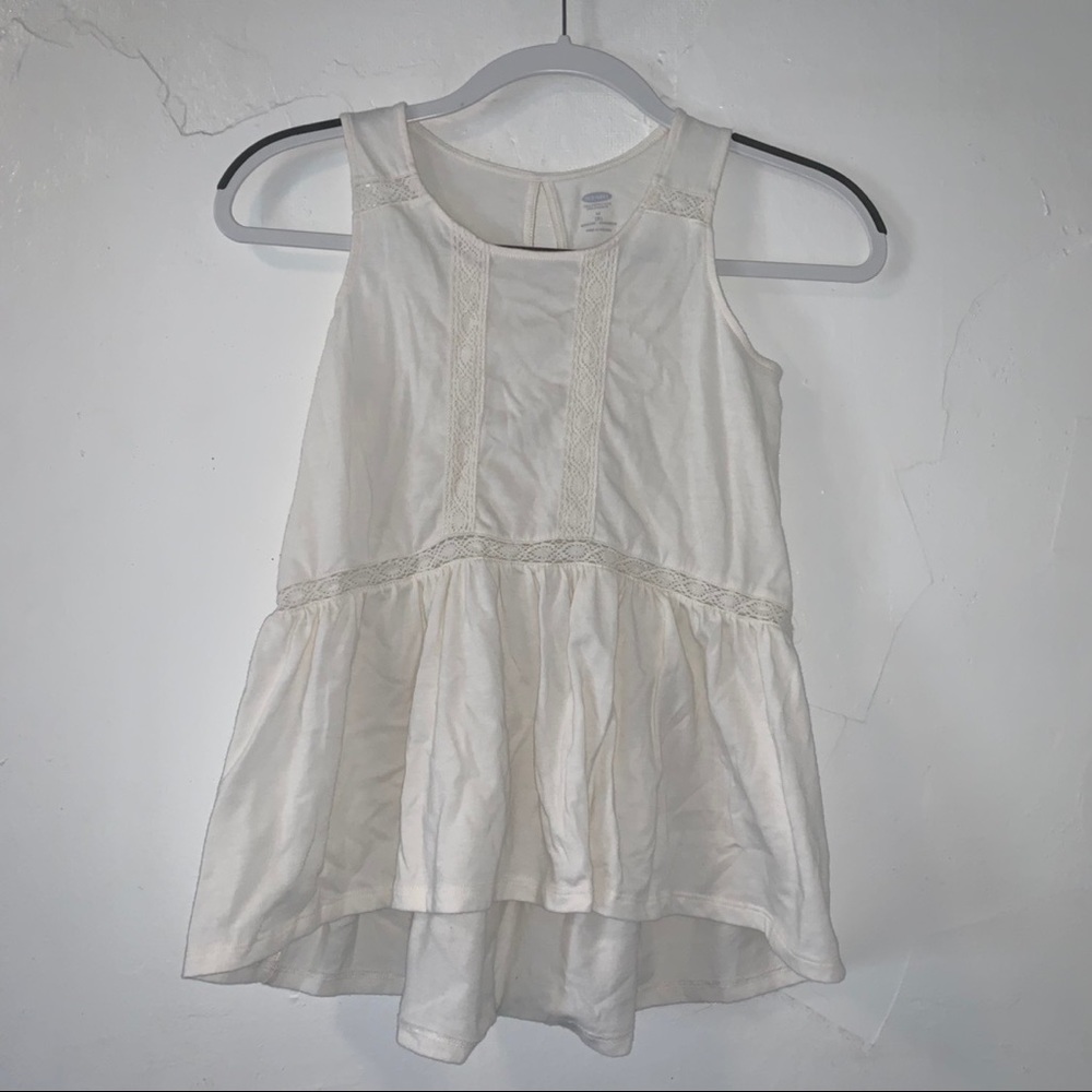 white old navy blouse